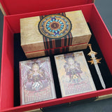 King Star King Arthur Gift Box Set, "Hymns of the Hero King", Two Deck Set + Sword and Stone Die Cast Display Limited to 1288 sets