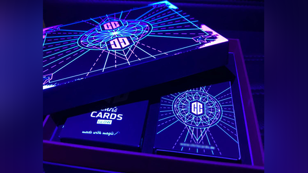 Chris Cards Glow Gift Box Set with 2 Decks and UV Torchlight, Limited, Numbered xx/500 (Printed by King Star)