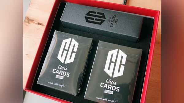 Chris Cards Glow Gift Box Set with 2 Decks and UV Torchlight