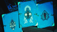 King Star Cthulhu: "Silence in Terror" Two Deck Gift Box Set with Collectors Coins, an embossed, gilded, blank notebook, and UV Torchlight, Limited Edition, xxx/1288 (Gilded Glimpse of Blood Mirror "Hidden Deck" and Curse of Chaos included)