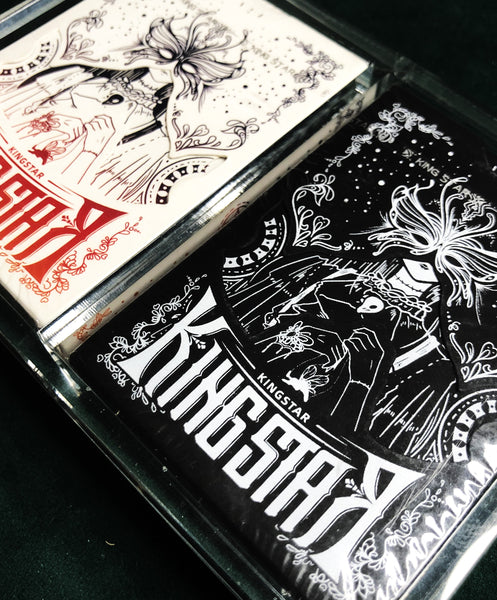 King Star Silence v2 Series, 2-Deck Set (Color and Monochrome Editions), Limited and Numbered. (2-deck acrylic, King Star logo branded display case included)
